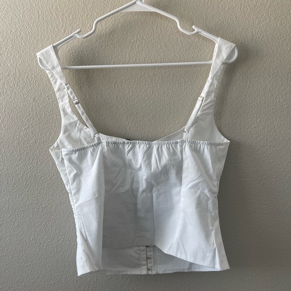 Berksha ASOS White and Black Bow Corset Top - Picture 9 of 9